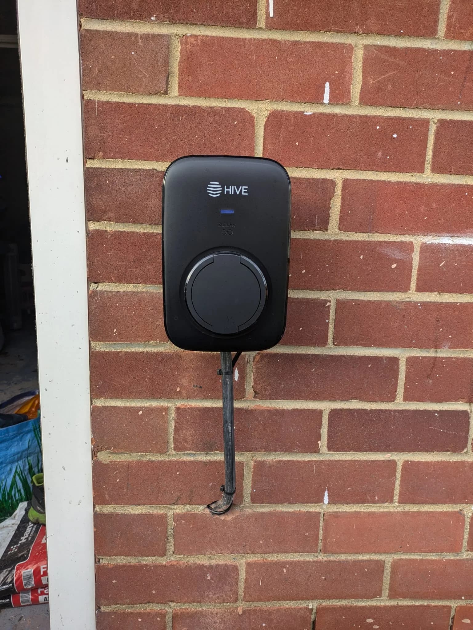 Hive EV charger installed on residential property